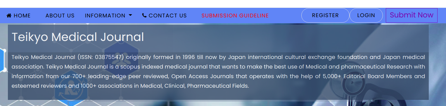 Teikyo Medical Journal